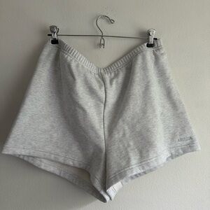 Aritzia Light Gray Lounge Shorts